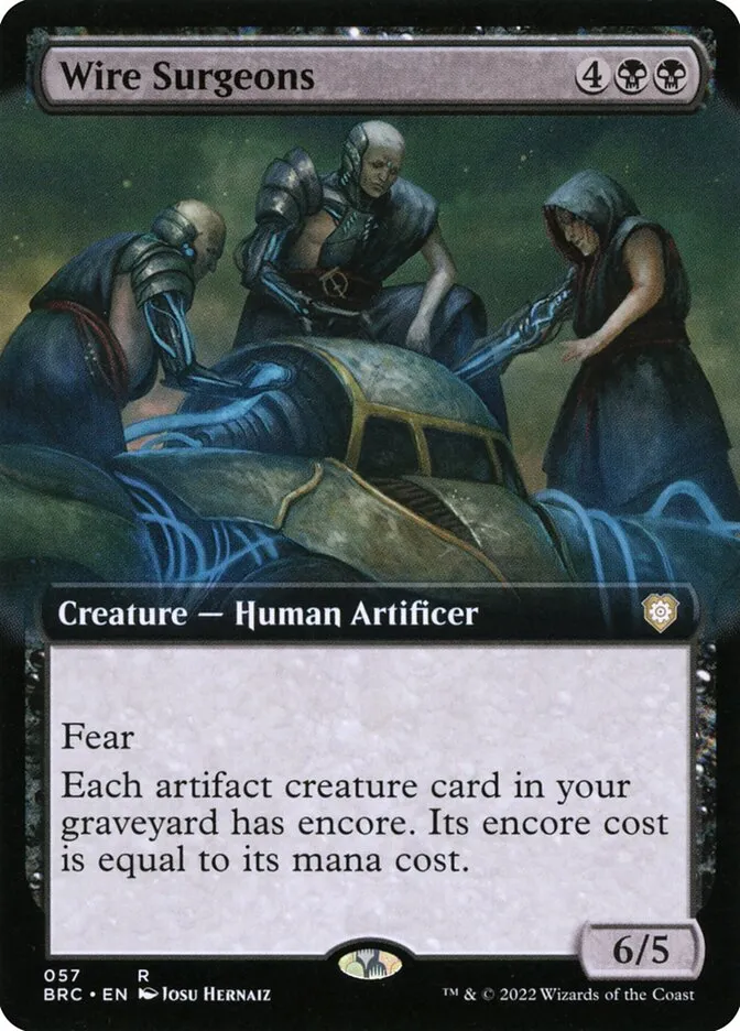 2022 The Brothers' War Commander Wire Surgeons rare #57 rare card image