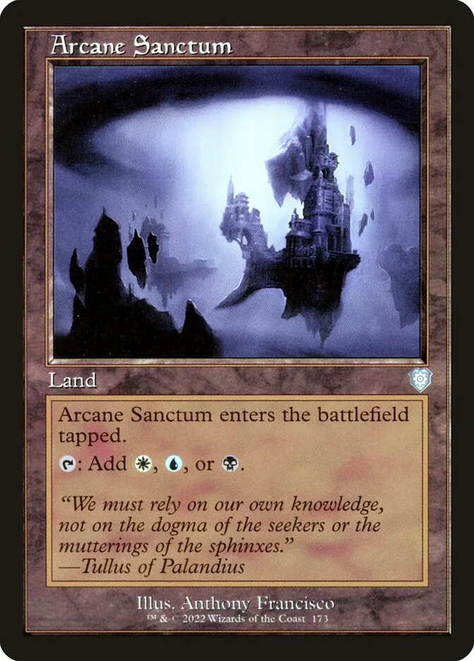 2022 The Brothers' War Commander Arcane Sanctum #173 uncommon card image