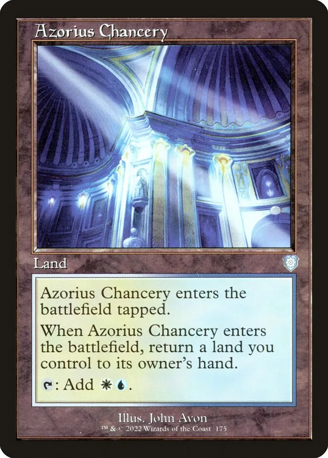 2022 The Brothers' War Commander Azorius Chancery #175 uncommon card image