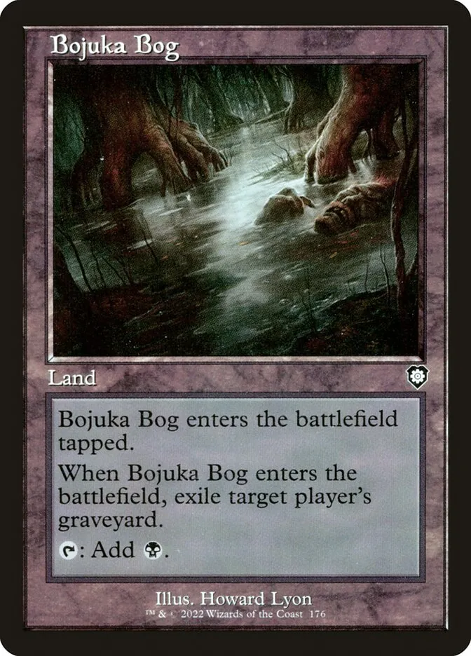 2022 The Brothers' War Commander Bojuka Bog #176 common card image