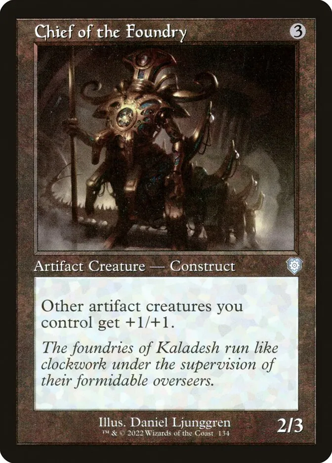 2022 The Brothers' War Commander Chief of the Foundry #134 uncommon card image