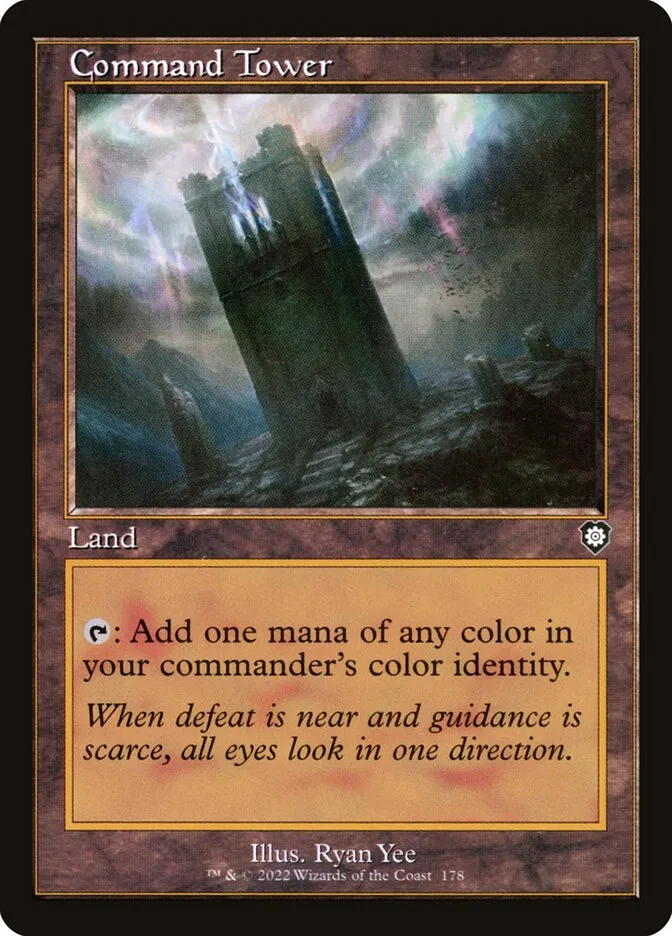 2022 The Brothers' War Commander Command Tower common #178 common card image