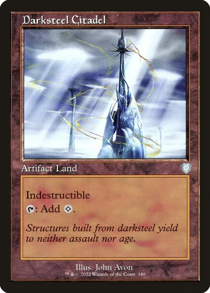 2022 The Brothers' War Commander Darksteel Citadel #180 uncommon card image