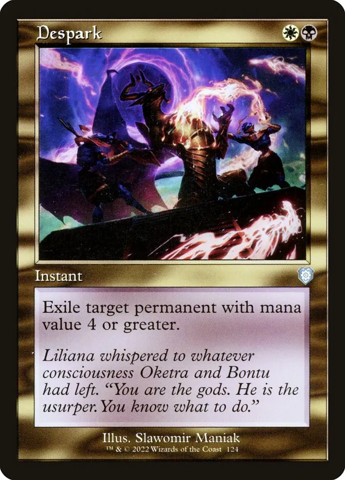 2022 The Brothers' War Commander Despark #124 uncommon card image