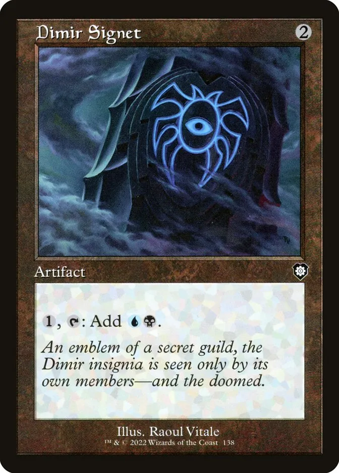 2022 The Brothers' War Commander Dimir Signet #138 common card image
