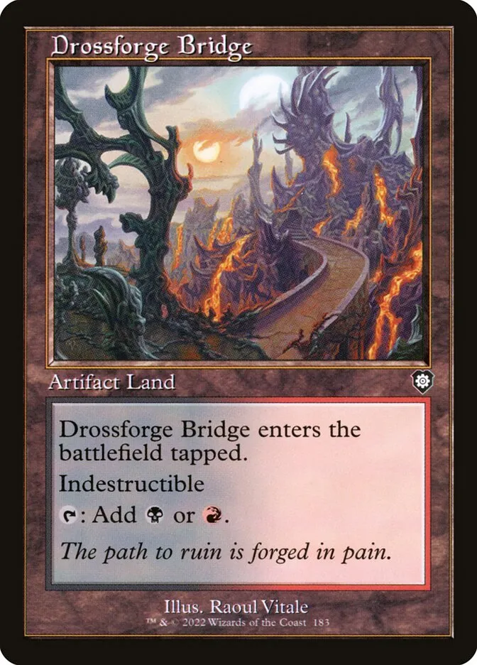 2022 The Brothers' War Commander Drossforge Bridge #183 common card image