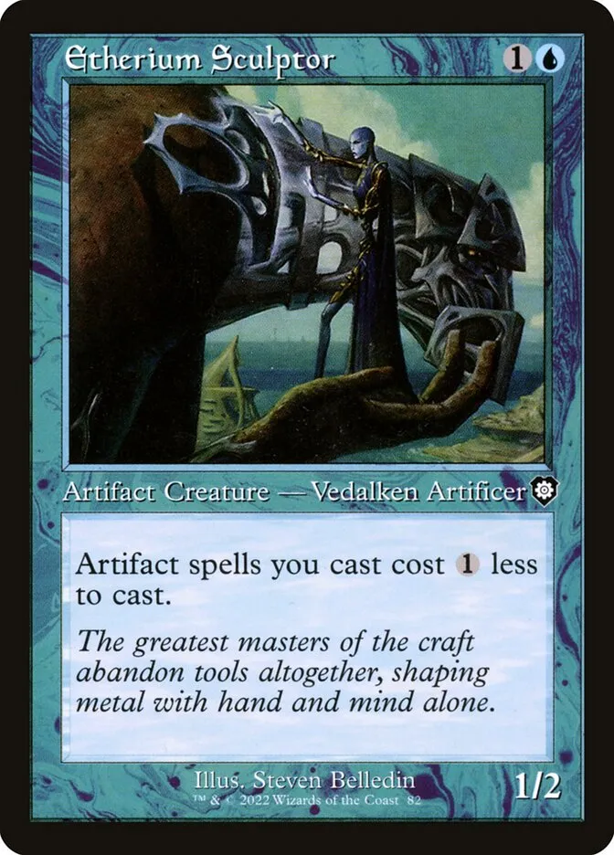 2022 The Brothers' War Commander Etherium Sculptor common #82 common card image