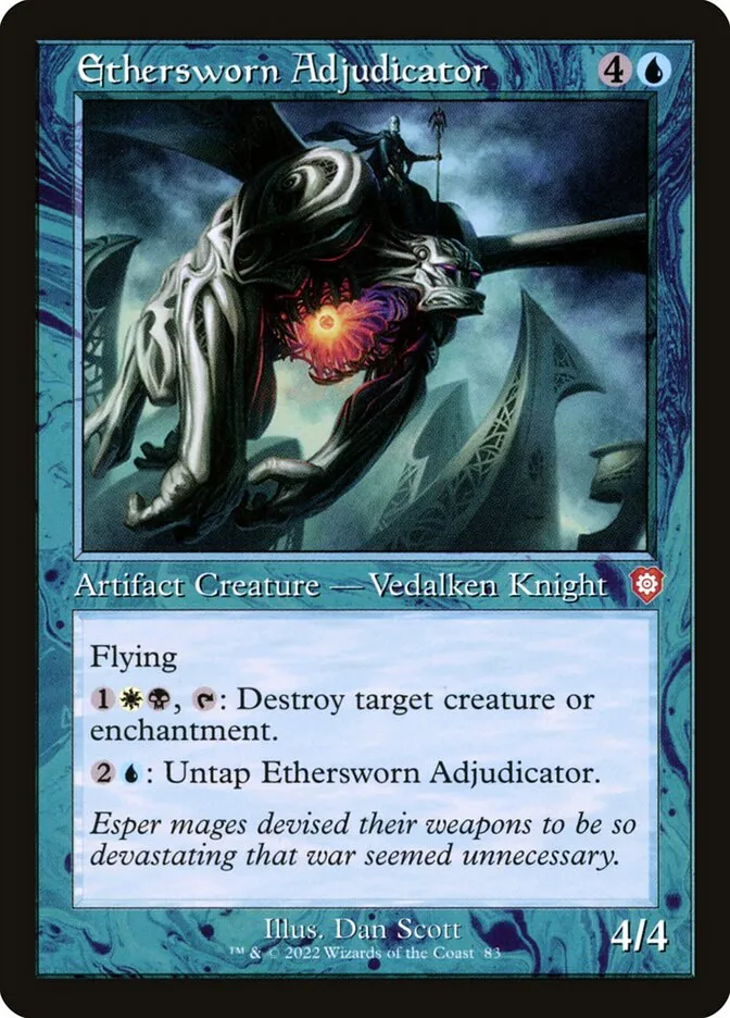 2022 The Brothers' War Commander Ethersworn Adjudicator #83 mythic card image