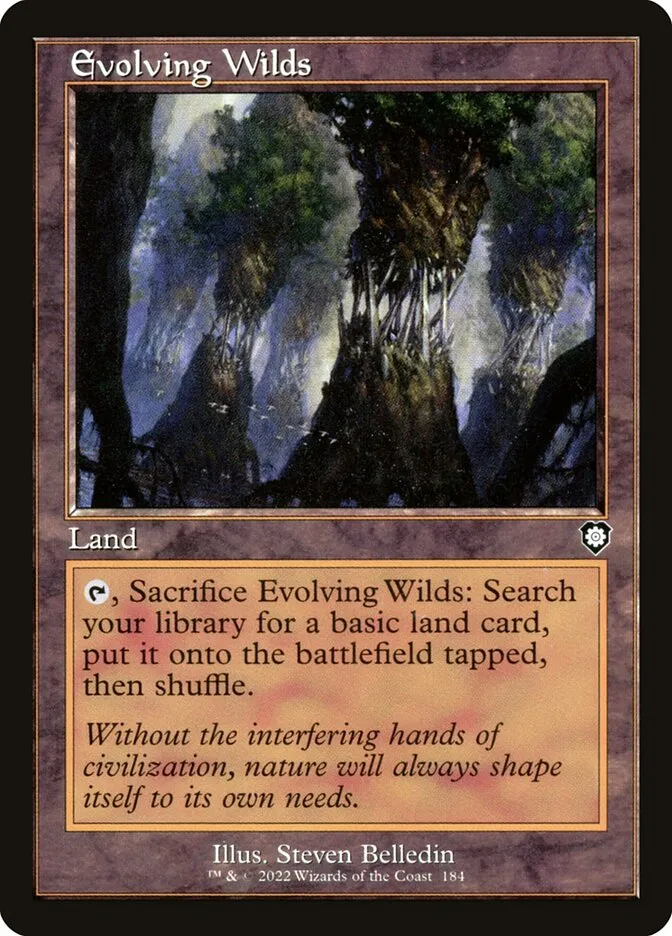 2022 The Brothers' War Commander Evolving Wilds common #184 common card image