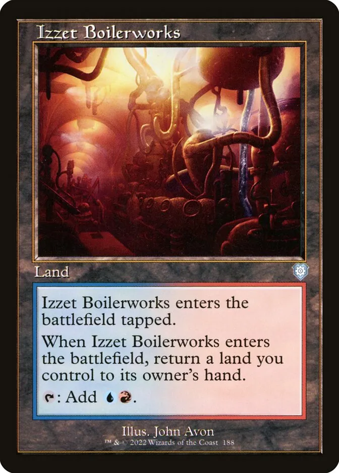 2022 The Brothers' War Commander Izzet Boilerworks #188 uncommon card image