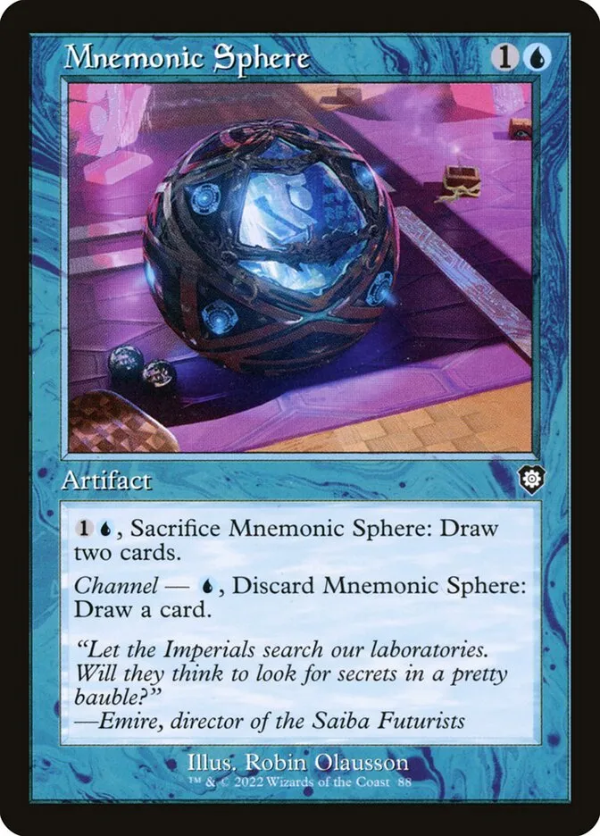 2022 The Brothers' War Commander Mnemonic Sphere common #88 common card image