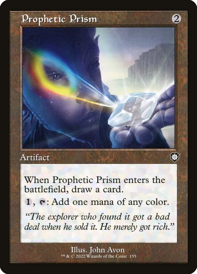 2022 The Brothers' War Commander Prophetic Prism #155 common card image
