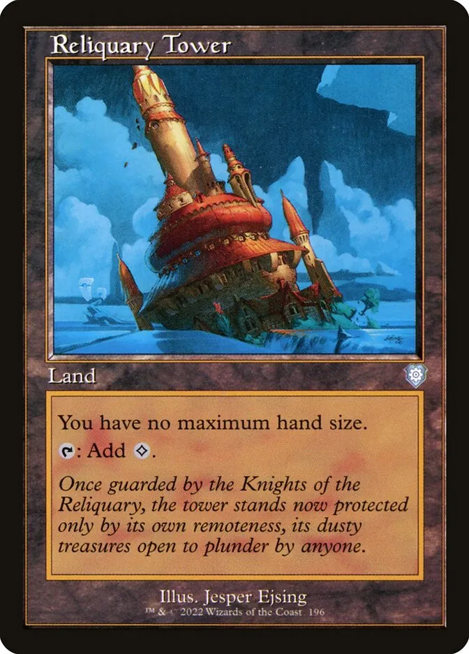 2022 The Brothers' War Commander Reliquary Tower #196 uncommon card image