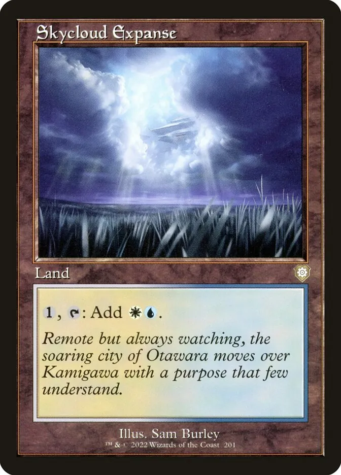 2022 The Brothers' War Commander Skycloud Expanse #201 rare card image