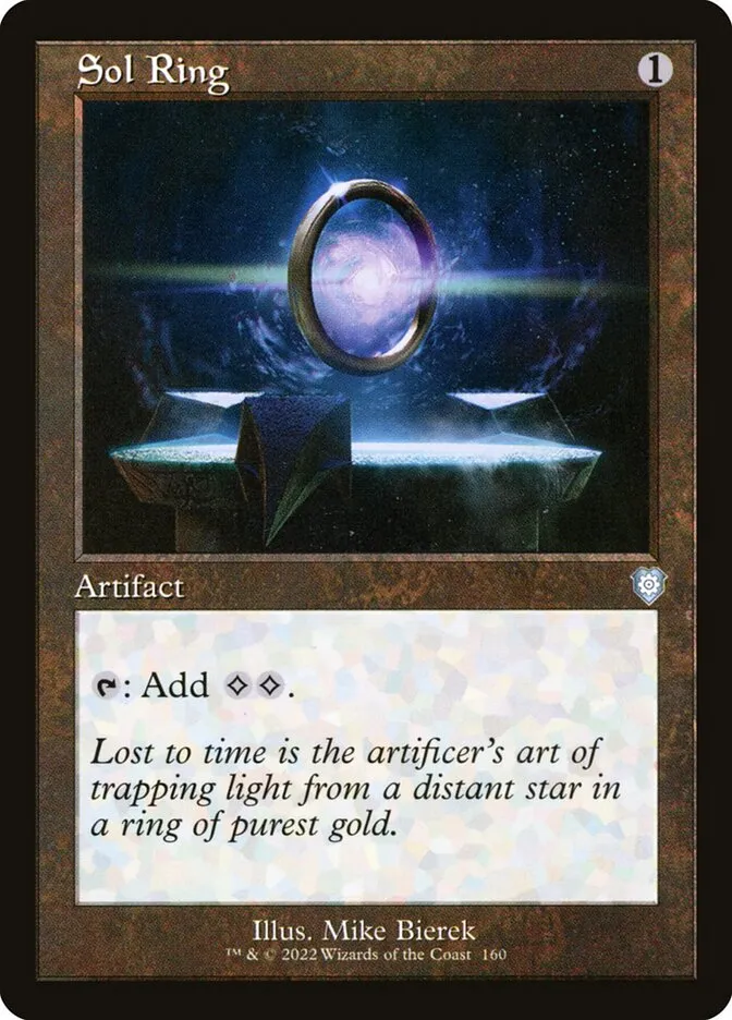 2022 The Brothers' War Commander Sol Ring uncommon #160 uncommon card image