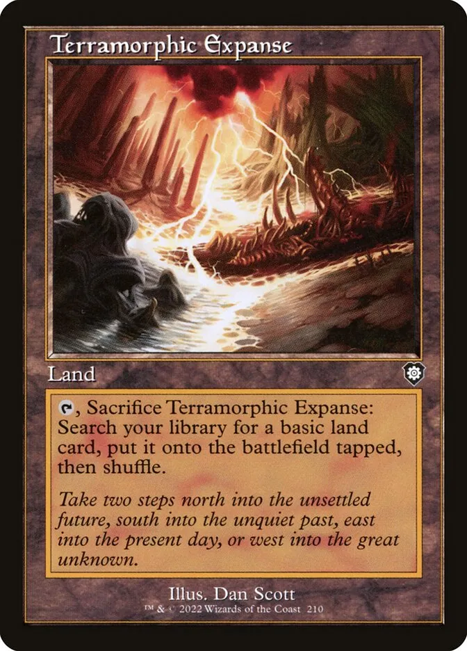 2022 The Brothers' War Commander Terramorphic Expanse #210 common card image