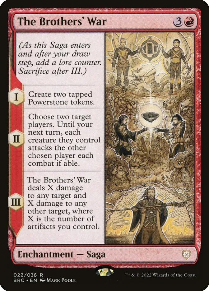 2022 The Brothers' War Commander The Brothers' War rare #22 rare card image