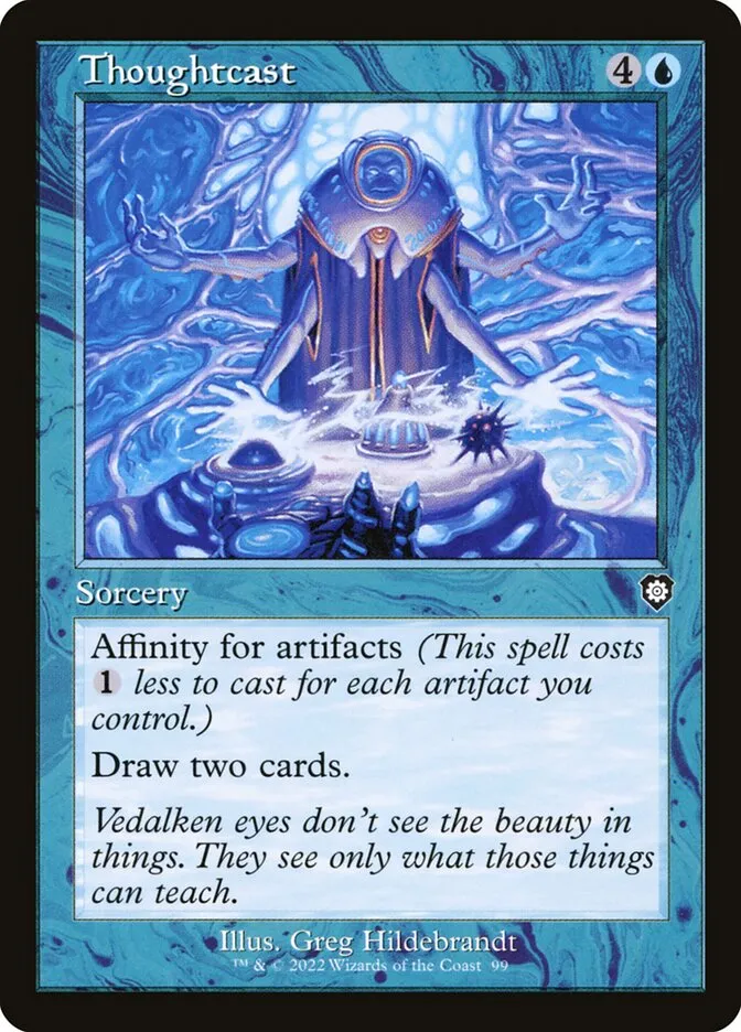 2022 The Brothers' War Commander Thoughtcast common #99 common card image