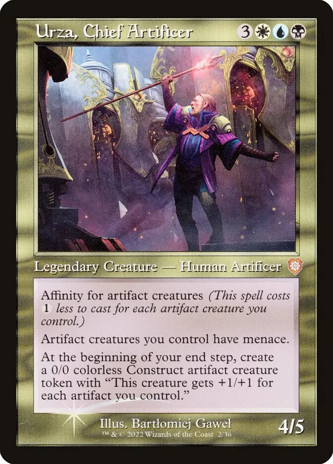 2022 The Brothers' War Commander Urza, Chief Artificer mythic #2 mythic card image