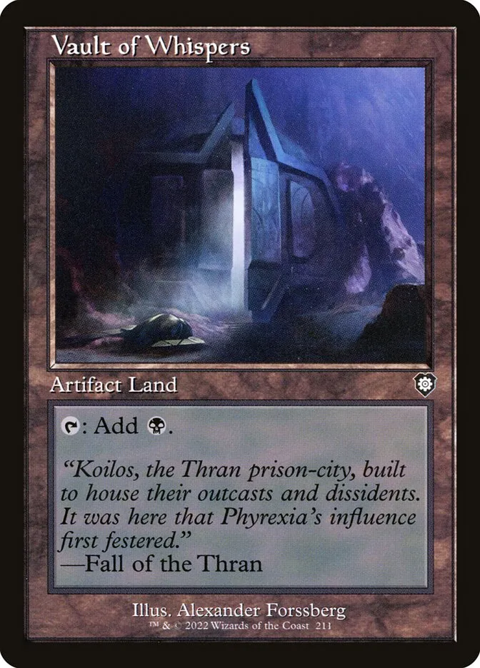 2022 The Brothers' War Commander Vault of Whispers #211 common card image