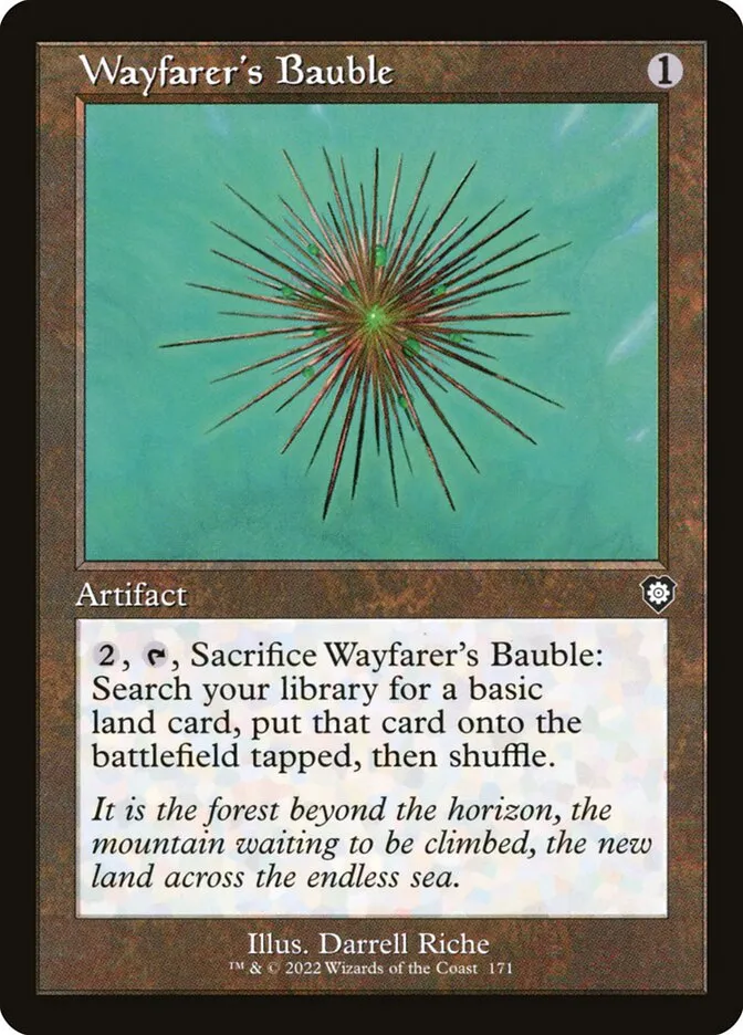 2022 The Brothers' War Commander Wayfarer's Bauble #171 common card image