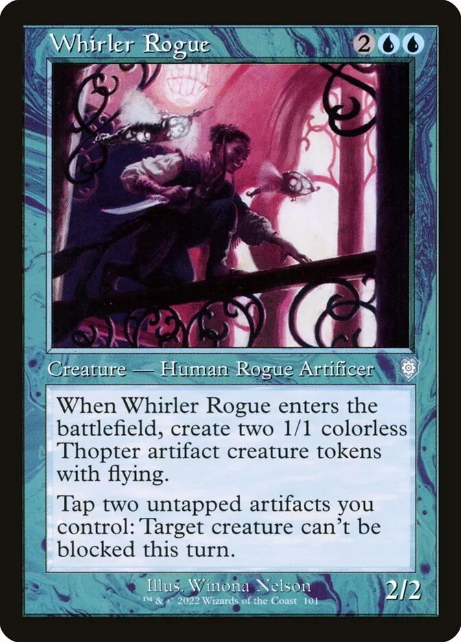 2022 The Brothers' War Commander Whirler Rogue uncommon #101 uncommon card image