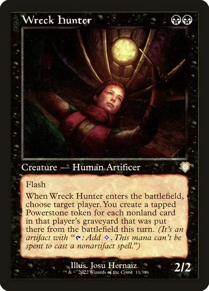 2022 The Brothers' War Commander Wreck Hunter rare #11 rare card image