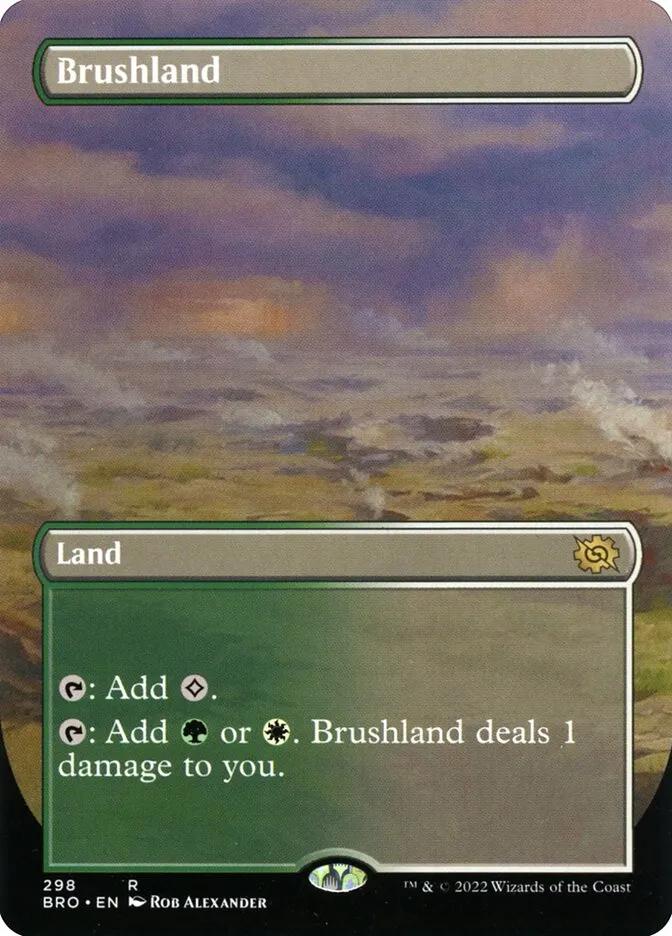 2022 The Brothers' War Brushland #298 rare card image