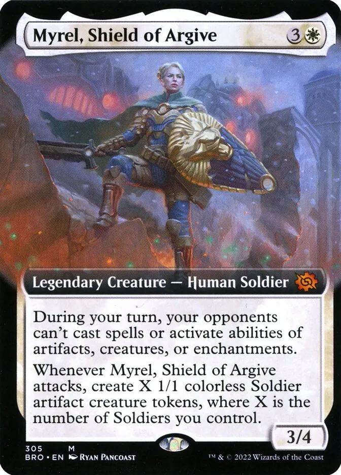 2022 The Brothers' War Myrel, Shield of Argive #305 mythic card image