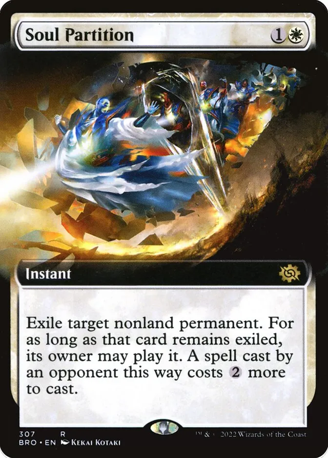2022 The Brothers' War Soul Partition #307 rare card image