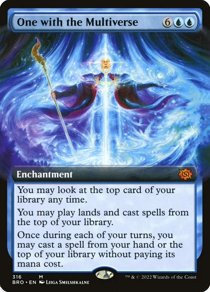 2022 The Brothers' War One with the Multiverse #316 mythic card image