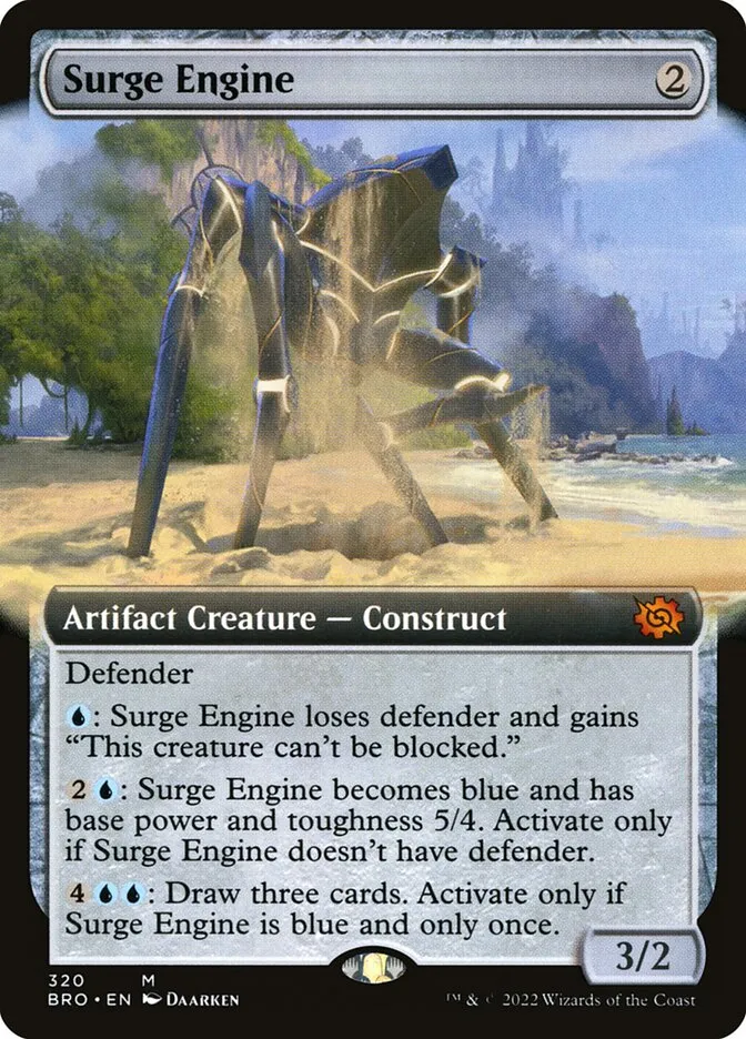 2022 The Brothers' War Surge Engine #320 mythic card image