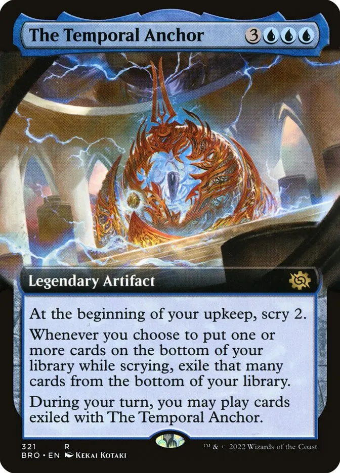 2022 The Brothers' War The Temporal Anchor #321 rare card image