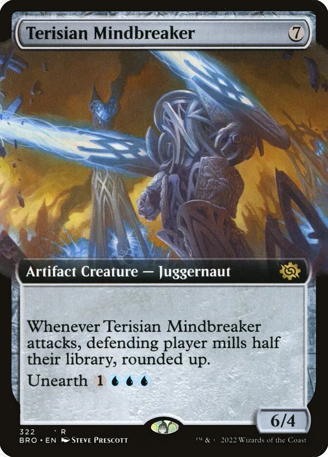 2022 The Brothers' War Terisian Mindbreaker #322 rare card image
