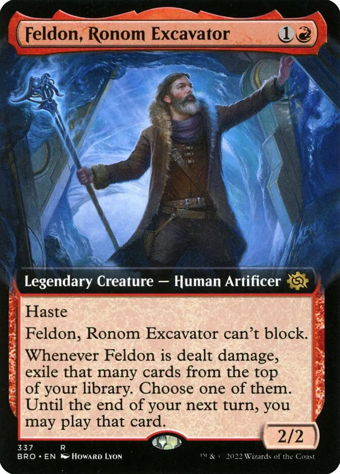 2022 The Brothers' War Feldon, Ronom Excavator #337 rare card image
