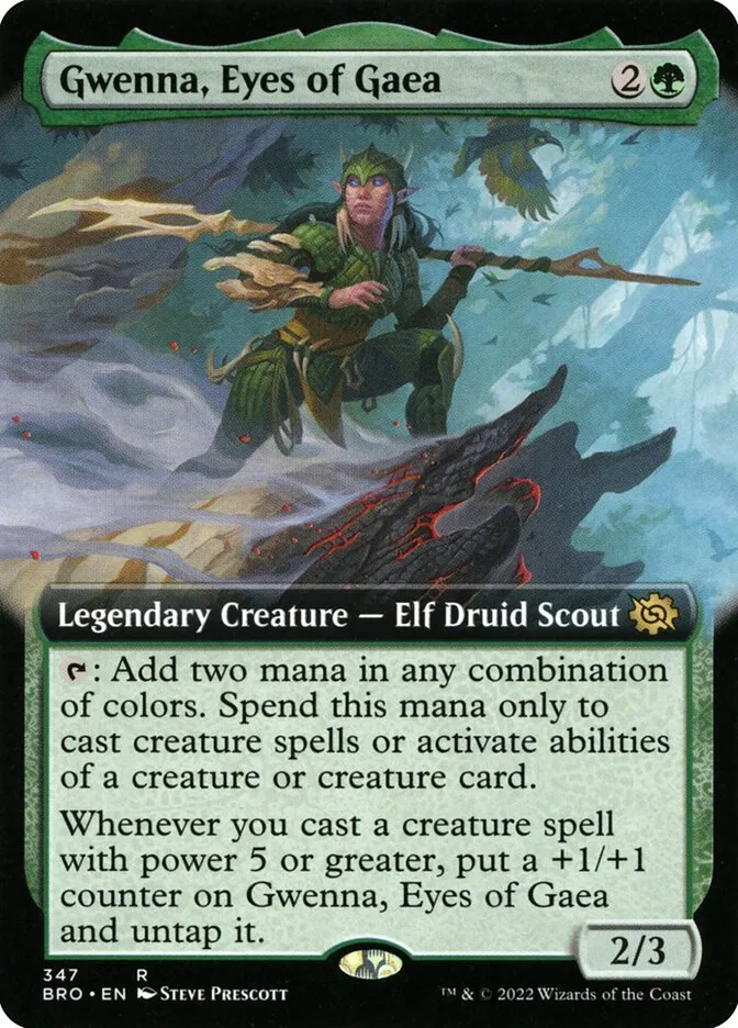 2022 The Brothers' War Gwenna, Eyes of Gaea #347 rare card image