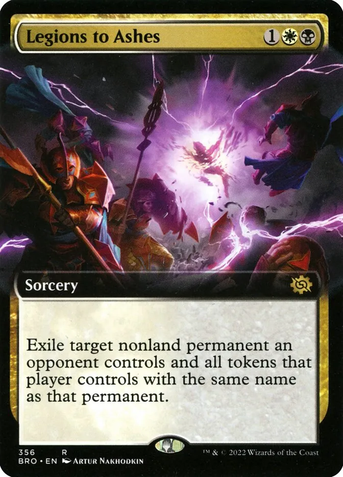 2022 The Brothers' War Legions to Ashes #356 rare card image