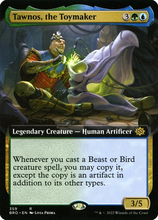 2022 The Brothers' War Tawnos, the Toymaker #359 rare card image