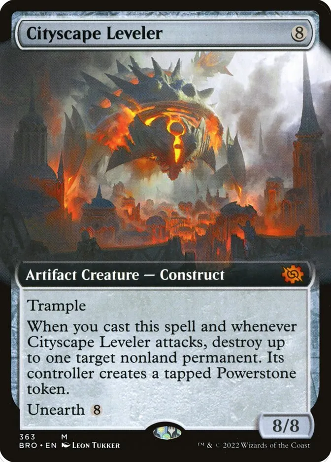 2022 The Brothers' War Cityscape Leveler #363 mythic card image