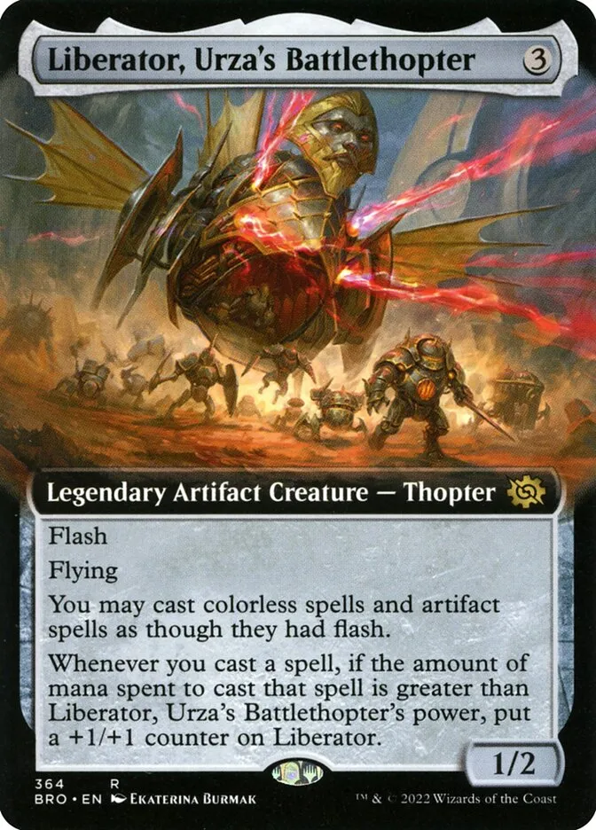 2022 The Brothers' War Liberator, Urza's Battlethopter #364 rare card image