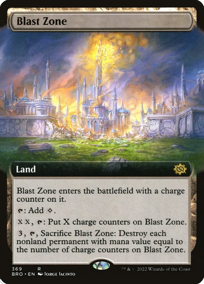 2022 The Brothers' War Blast Zone #369 rare card image
