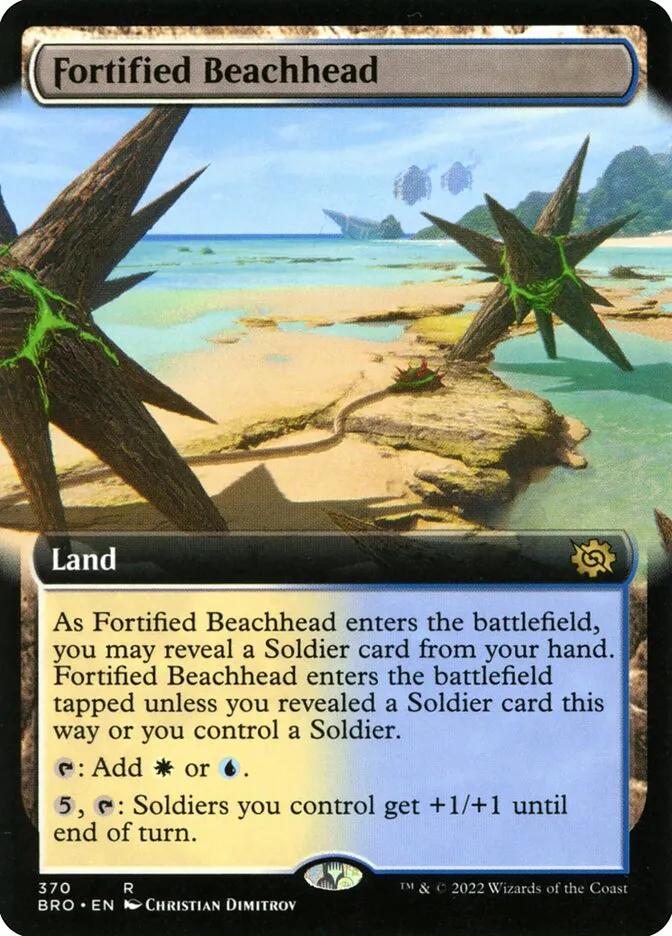 2022 The Brothers' War Fortified Beachhead #370 rare card image