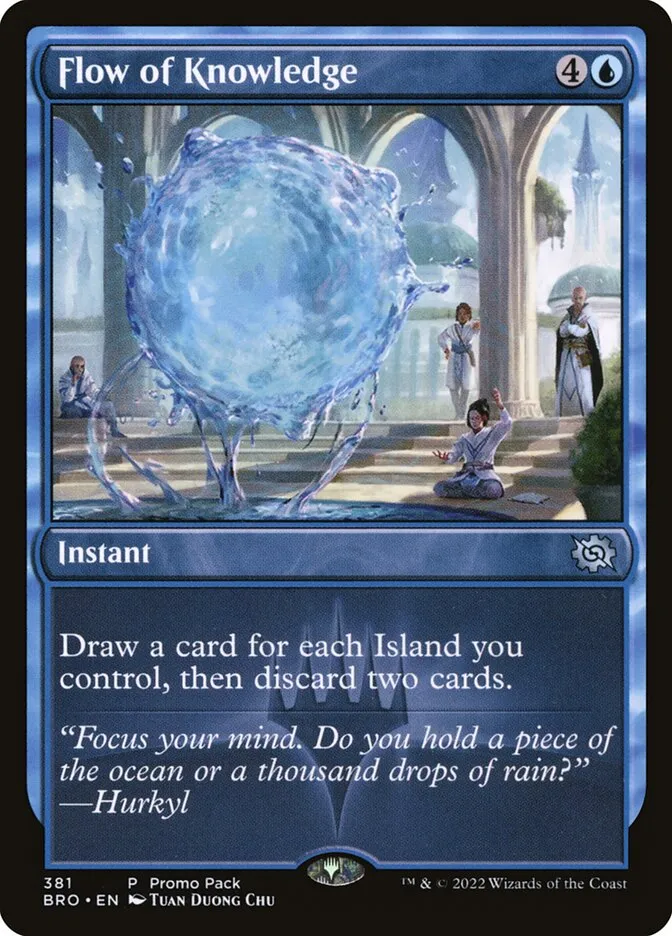 2022 The Brothers' War Flow of Knowledge #381 uncommon card image