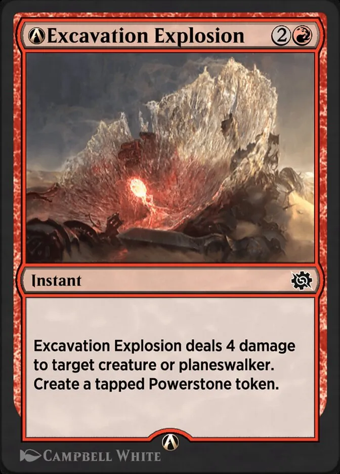 2022 The Brothers' War A-Excavation Explosion common #A-132 common card image