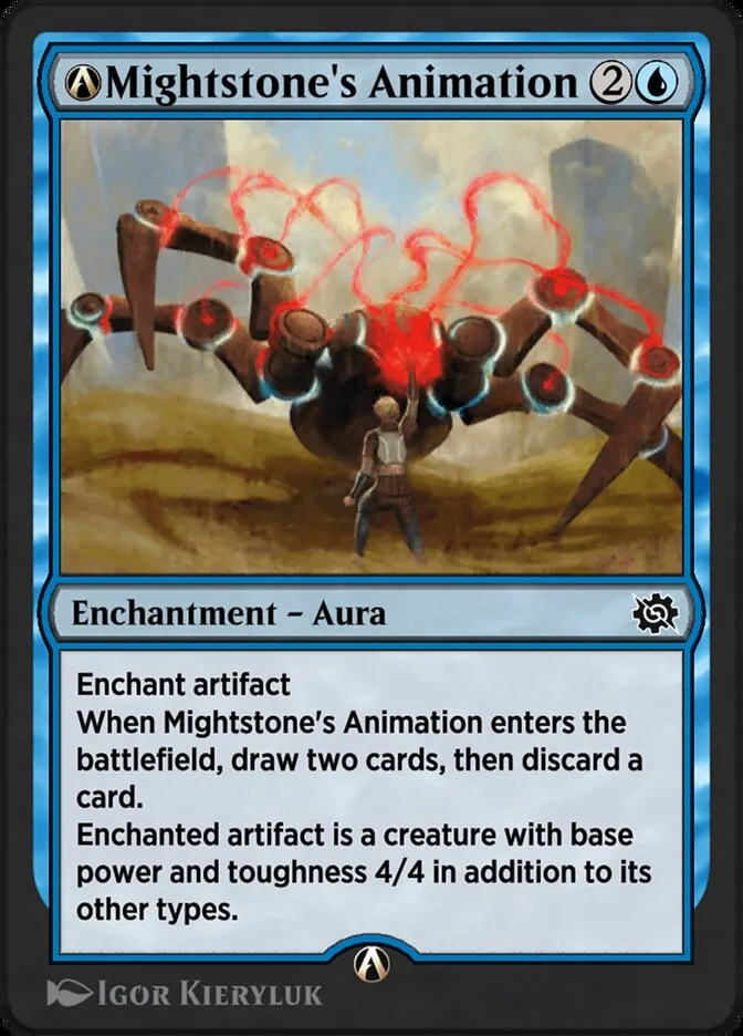 2022 The Brothers' War A-Mightstone's Animation common #A-58 common card image