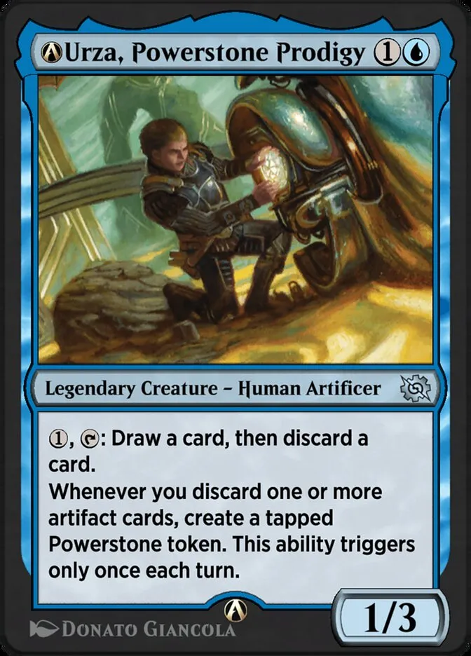 2022 The Brothers' War A-Urza, Powerstone Prodigy uncommon #A-69 uncommon card image