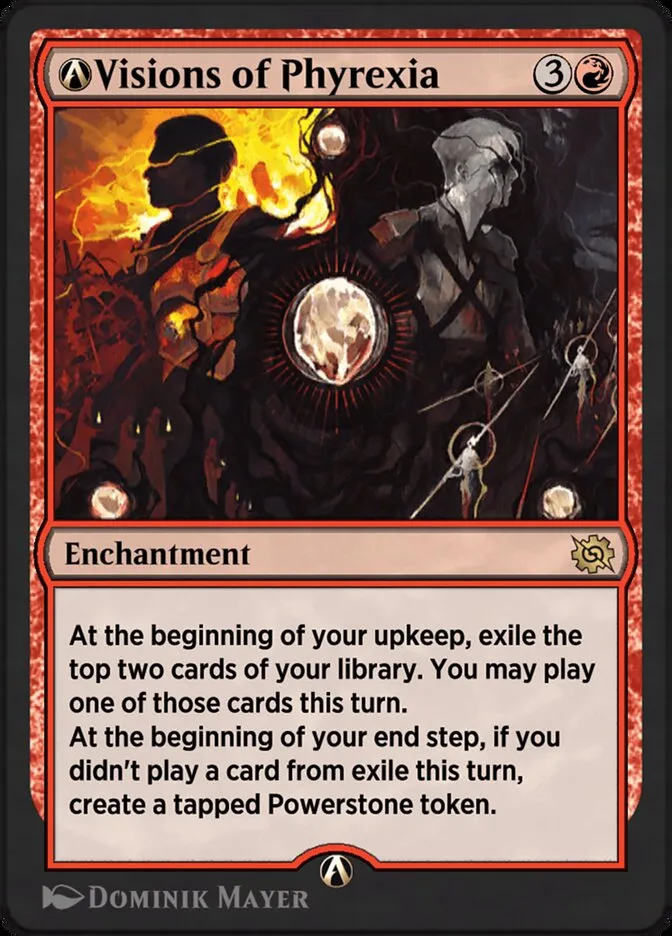 2022 The Brothers' War A-Visions of Phyrexia rare #A-156 rare card image