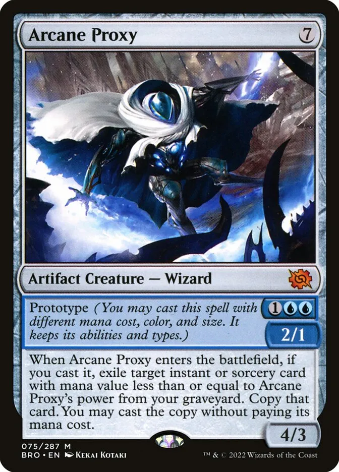 2022 The Brothers' War Arcane Proxy #75 mythic card image