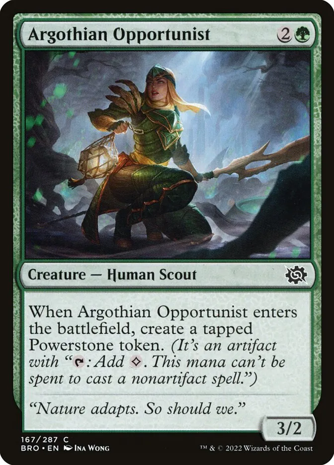 2022 The Brothers' War Argothian Opportunist #167 common card image