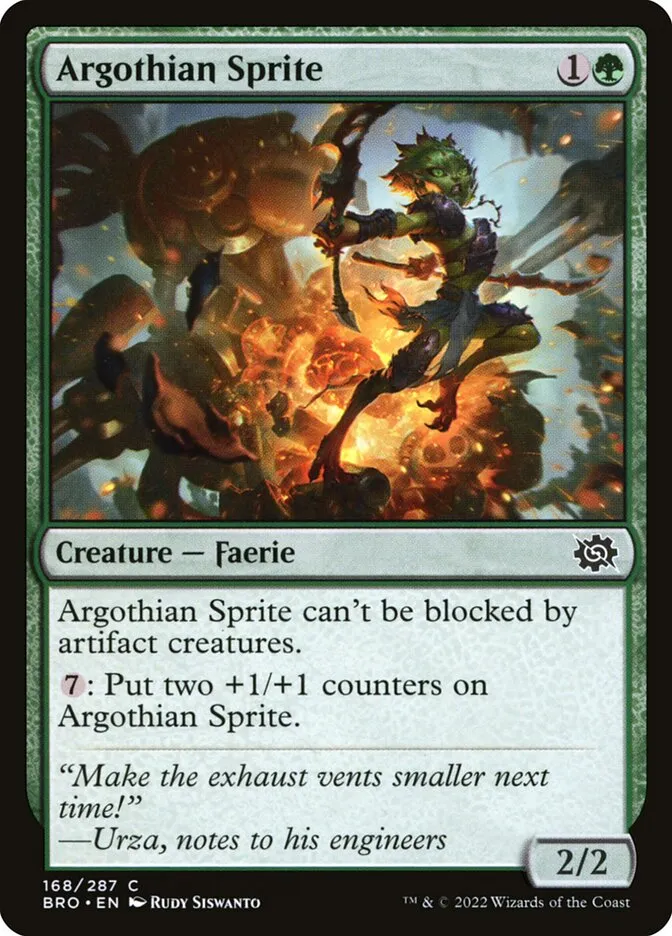2022 The Brothers' War Argothian Sprite #168 common card image